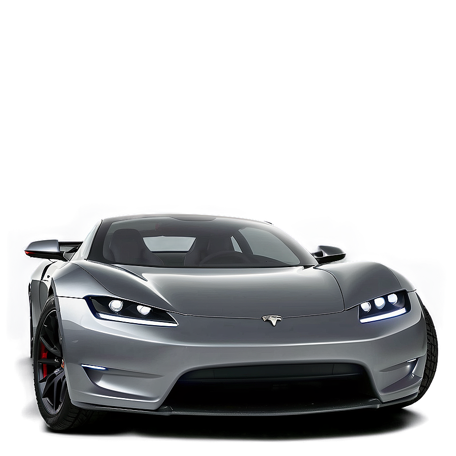 Tesla Roadster In Rainy Weather Png Hyi9