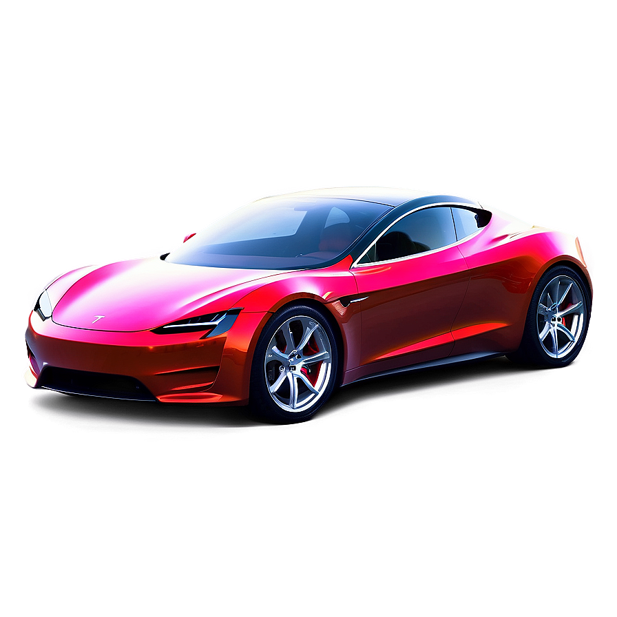 Tesla Roadster Under The Stars Night View Png Eeg