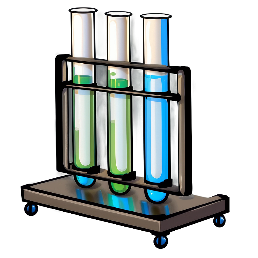 Test Tubes With Stand Png 06262024