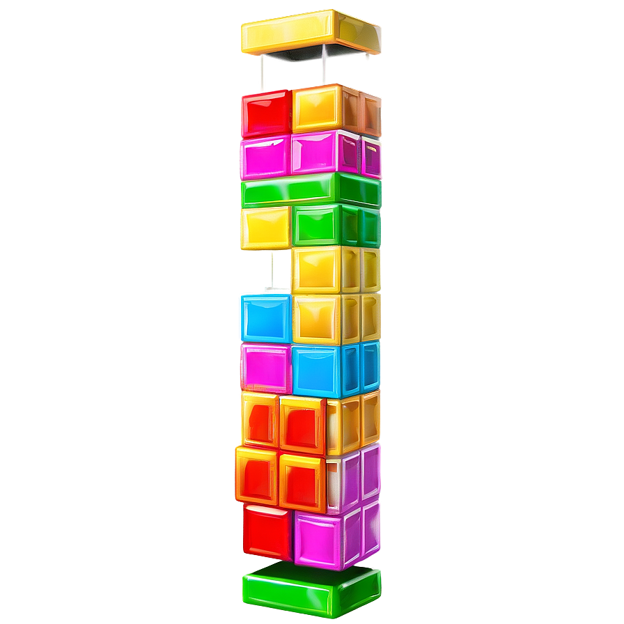 Tetris Tower 3d Game Png Bey15