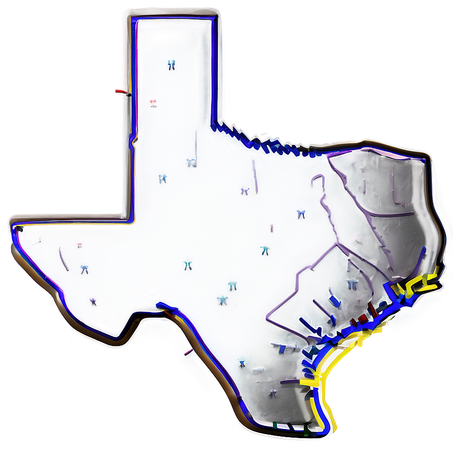 Texas Contour Line Png 66