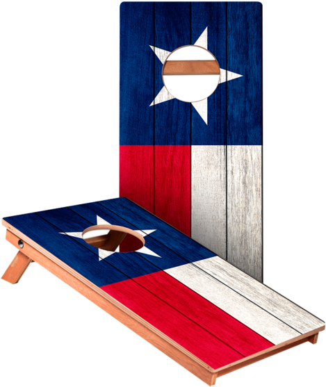 Texas Flag Cornhole Board