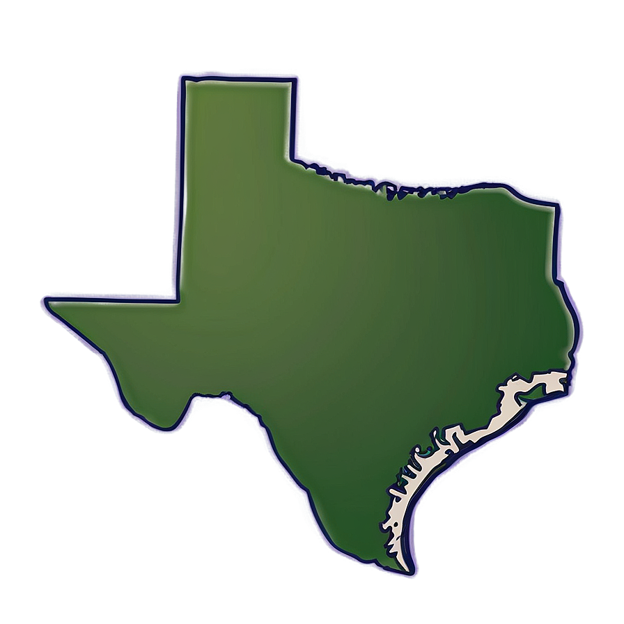 Texas Outline Template Png 3