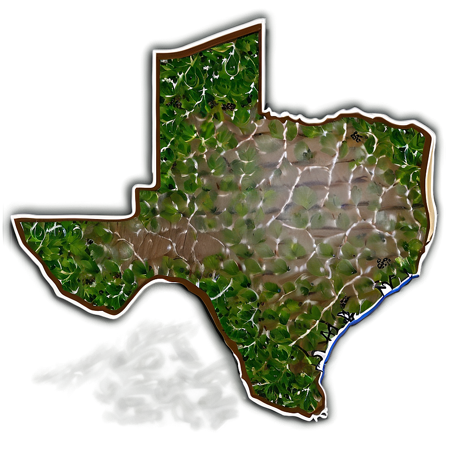 Texas State Contour Png 05252024