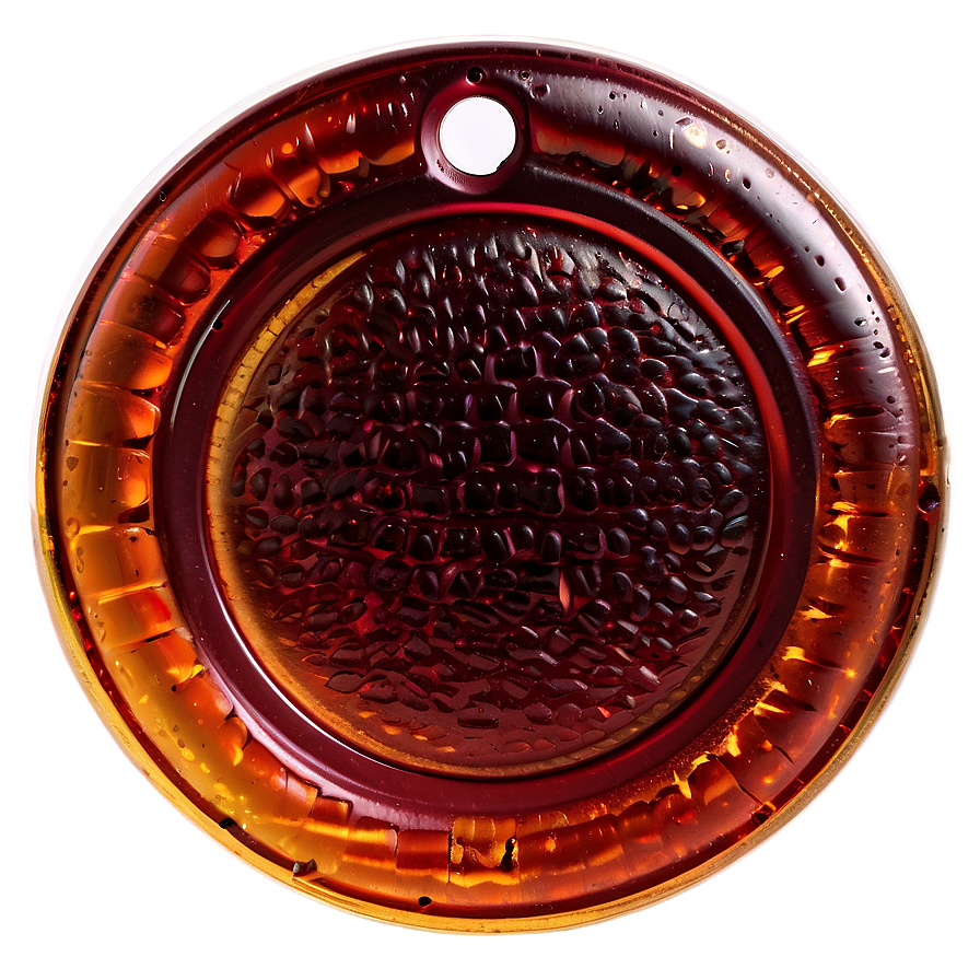 Textured Amber Coaster Png Gdh1