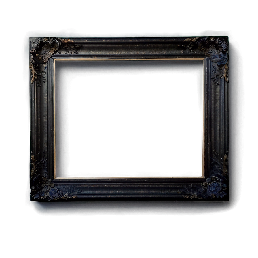 Textured Black Frame Png 98