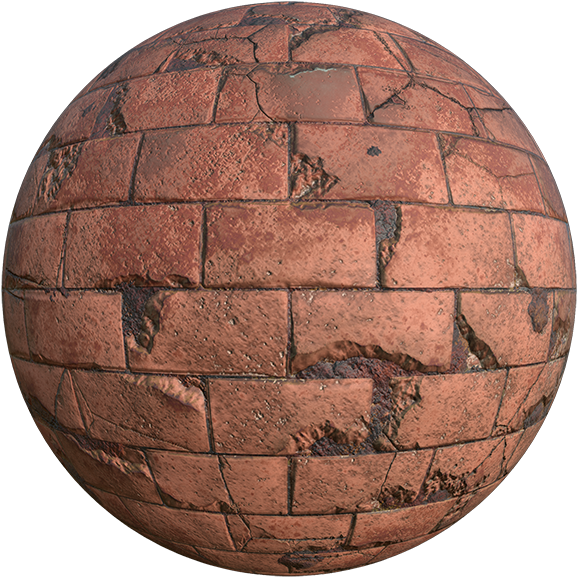 Textured Cobblestone Sphere3 D Model