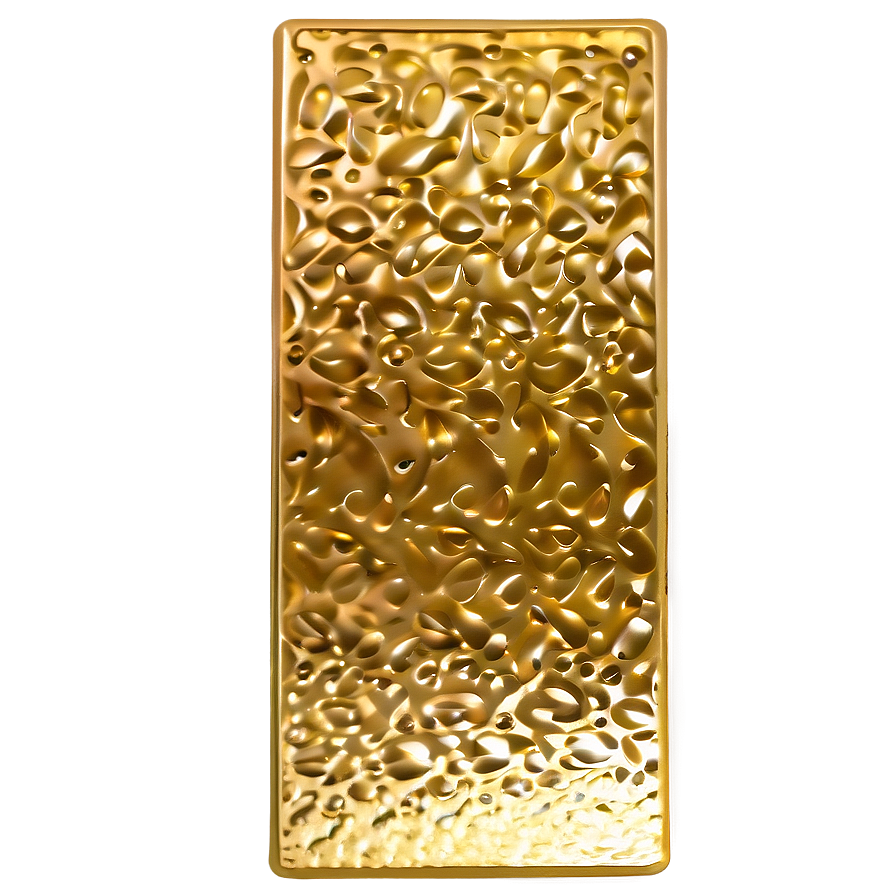 Textured Gold Plate Png Skp11