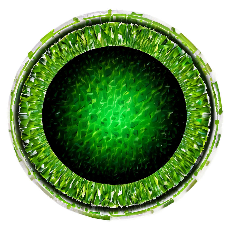 Textured Green Circle Png 11