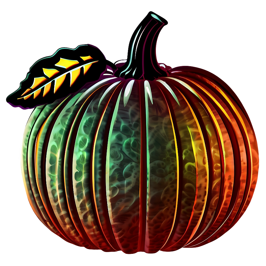 Textured Pumpkin Silhouette Png 06292024