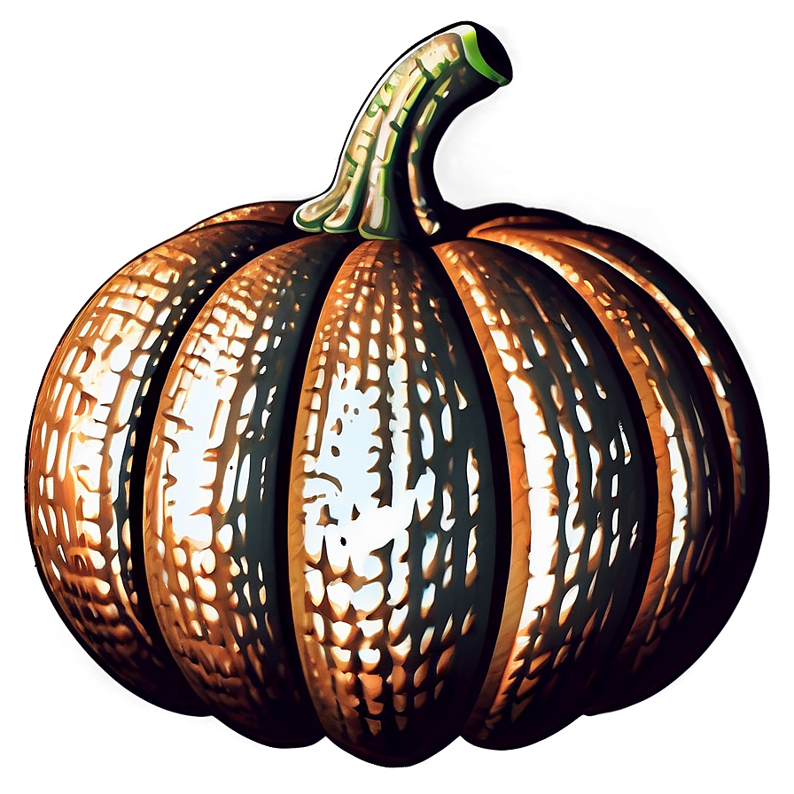 Textured Pumpkin Silhouette Png 40