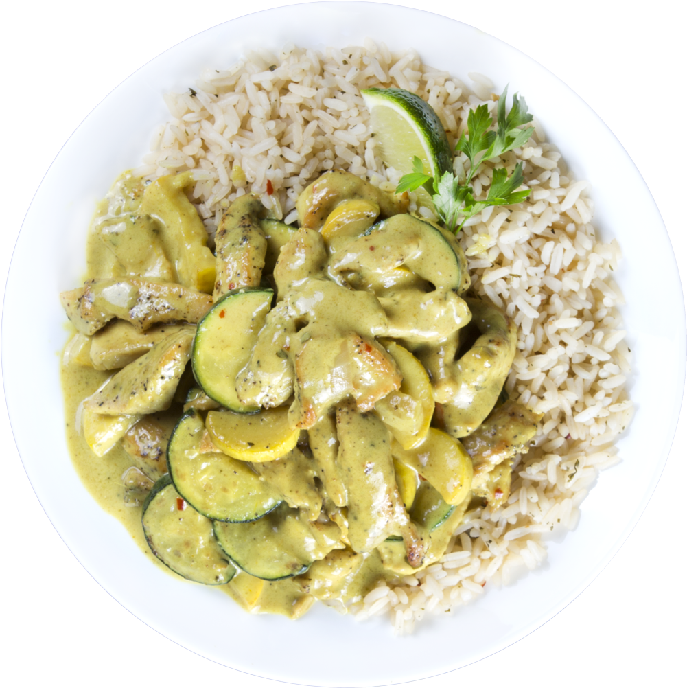 Thai Green Curry Chickenwith Rice