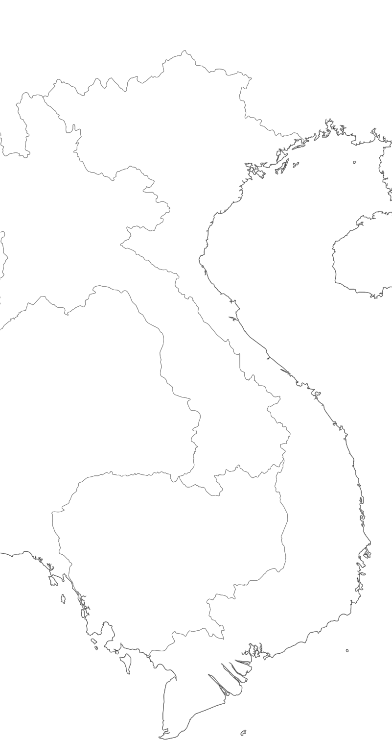 Thailand Outline Map