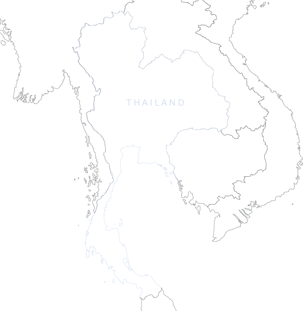 Thailand Outline Map