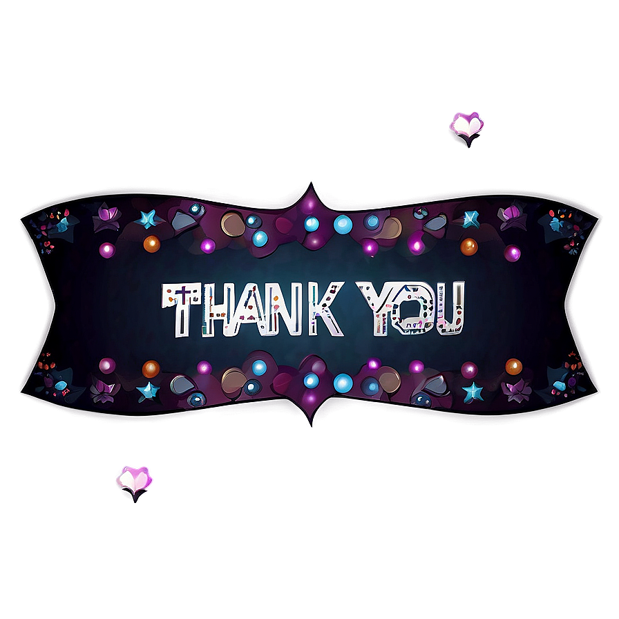 Thank You Banner Art Png 06112024