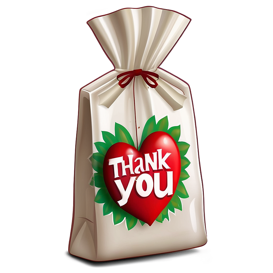 Thank You Favor Bag Clipart Png 52