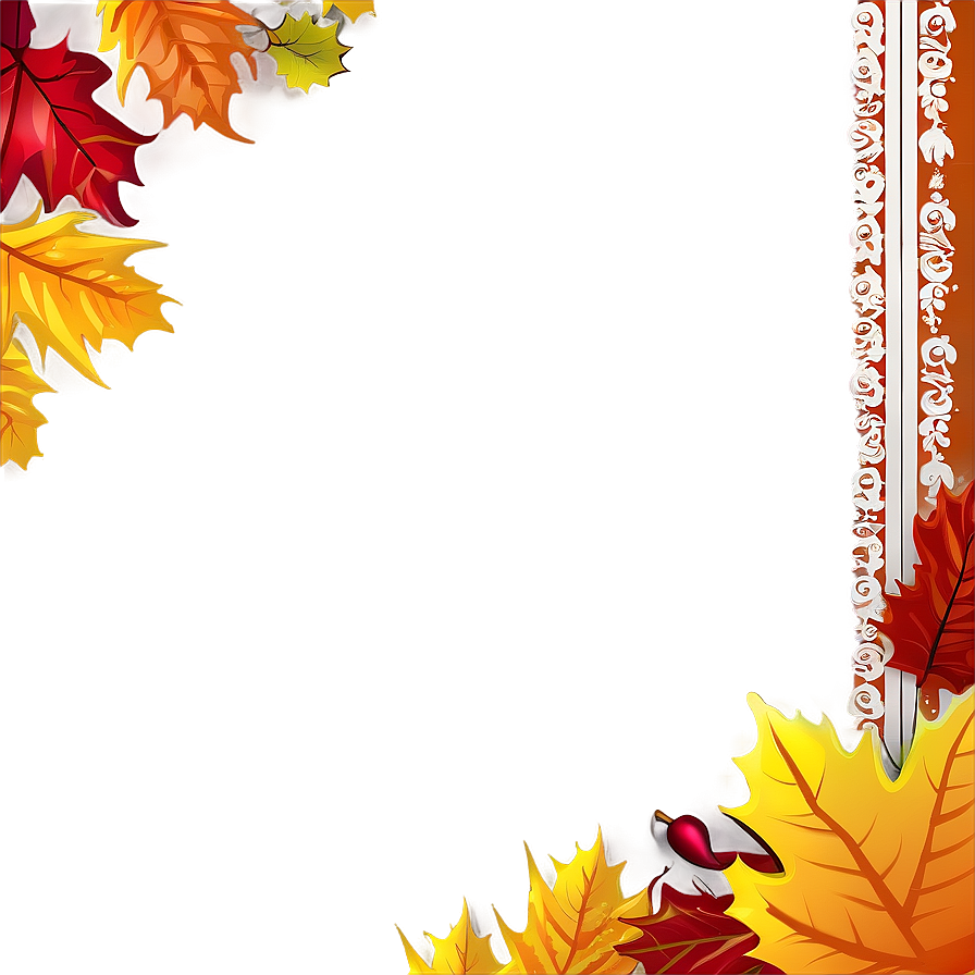 Thanksgiving Border Clipart Png Nso97