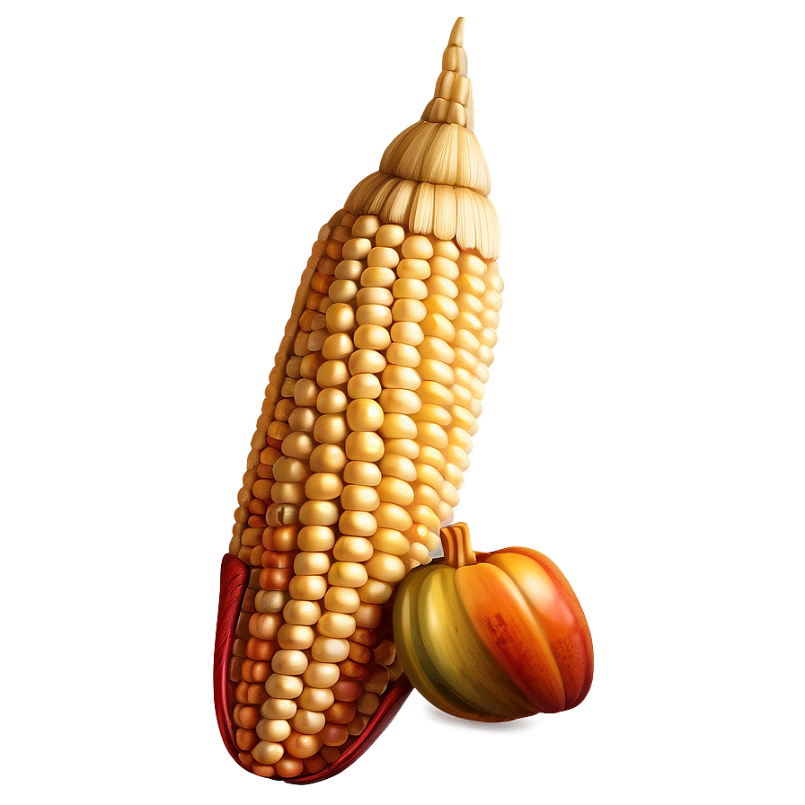 Thanksgiving Corn Decoration Png 7