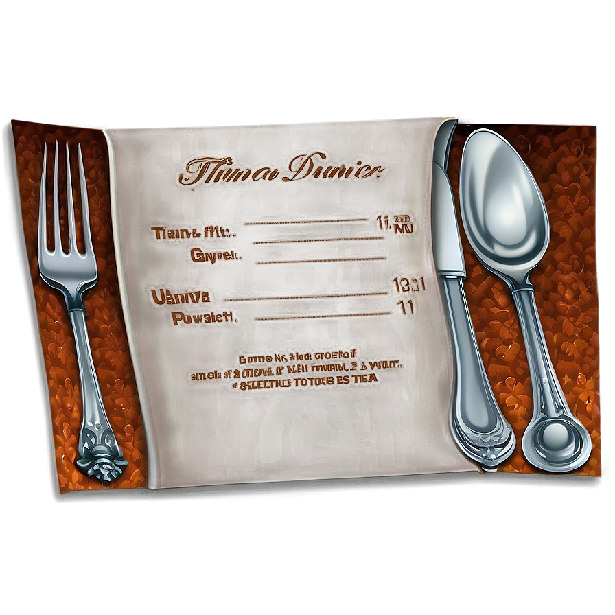 Thanksgiving Dinner Invitation Png Gnq