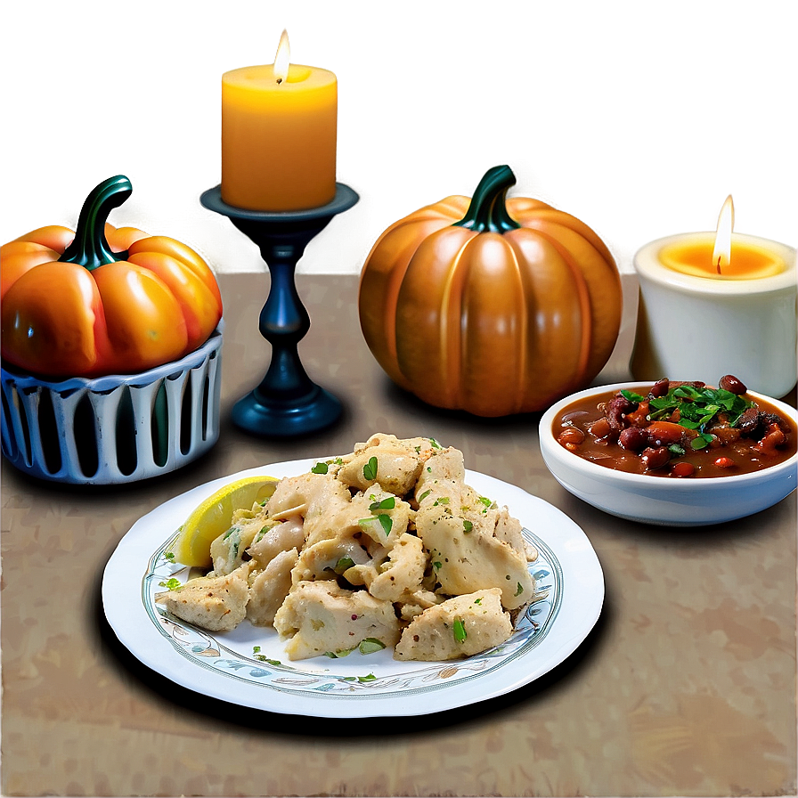 Thanksgiving Dinner Spread Png Fec89