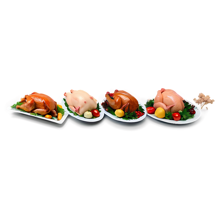 Thanksgiving Holiday Turkey Dinner Png Rtk24