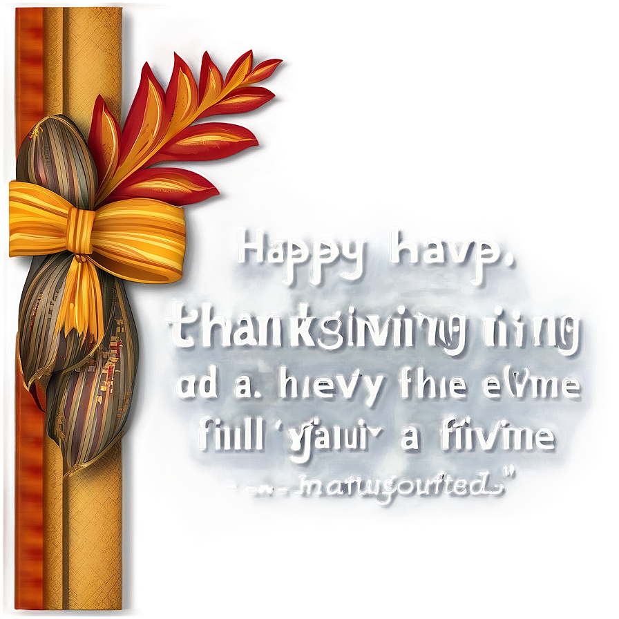 Thanksgiving Quote Border Png Hfx17