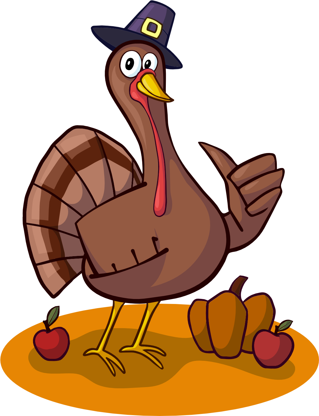 Thanksgiving Turkey Cartoon Emoji