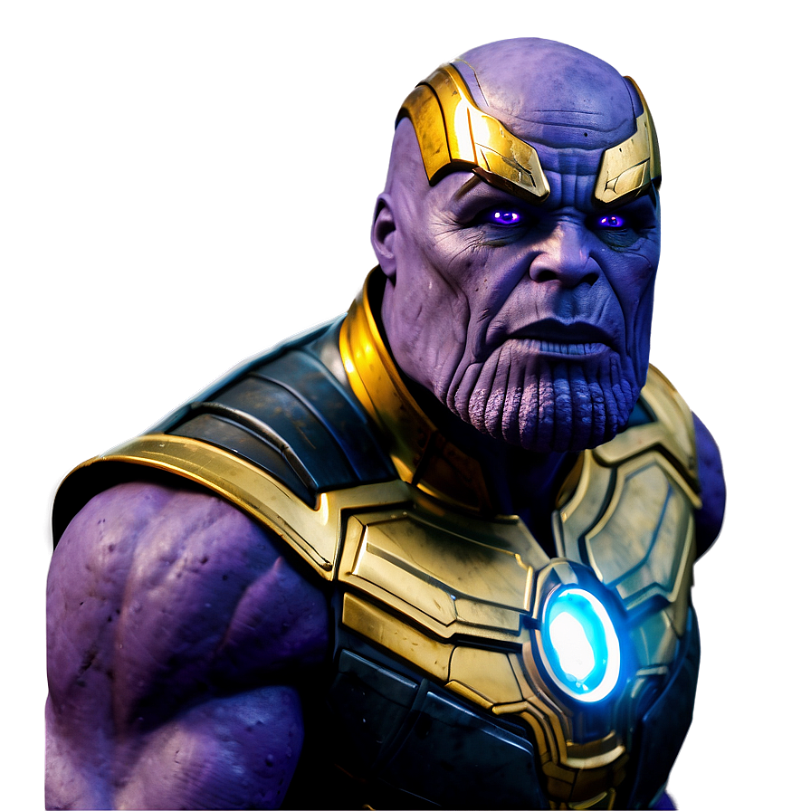 Thanos In Action Scene Png 05212024