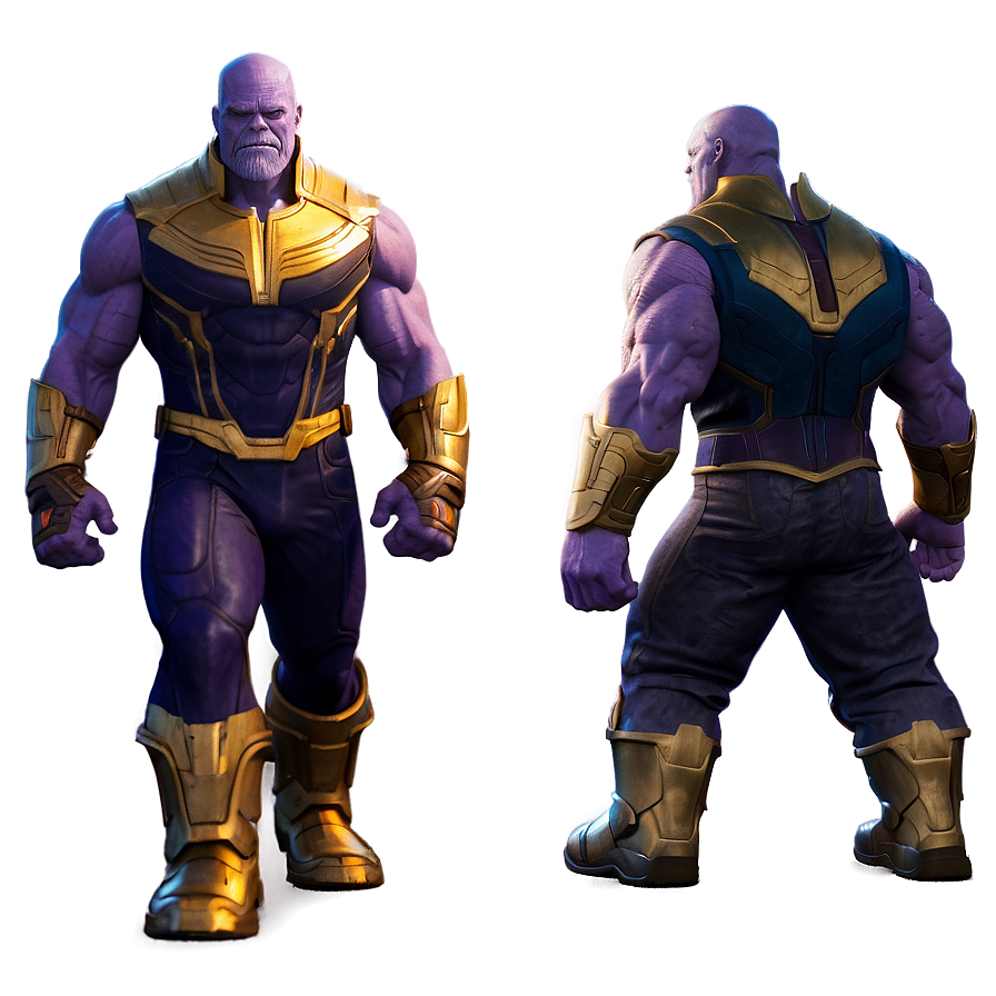 Thanos Powerful Stance Png 05212024