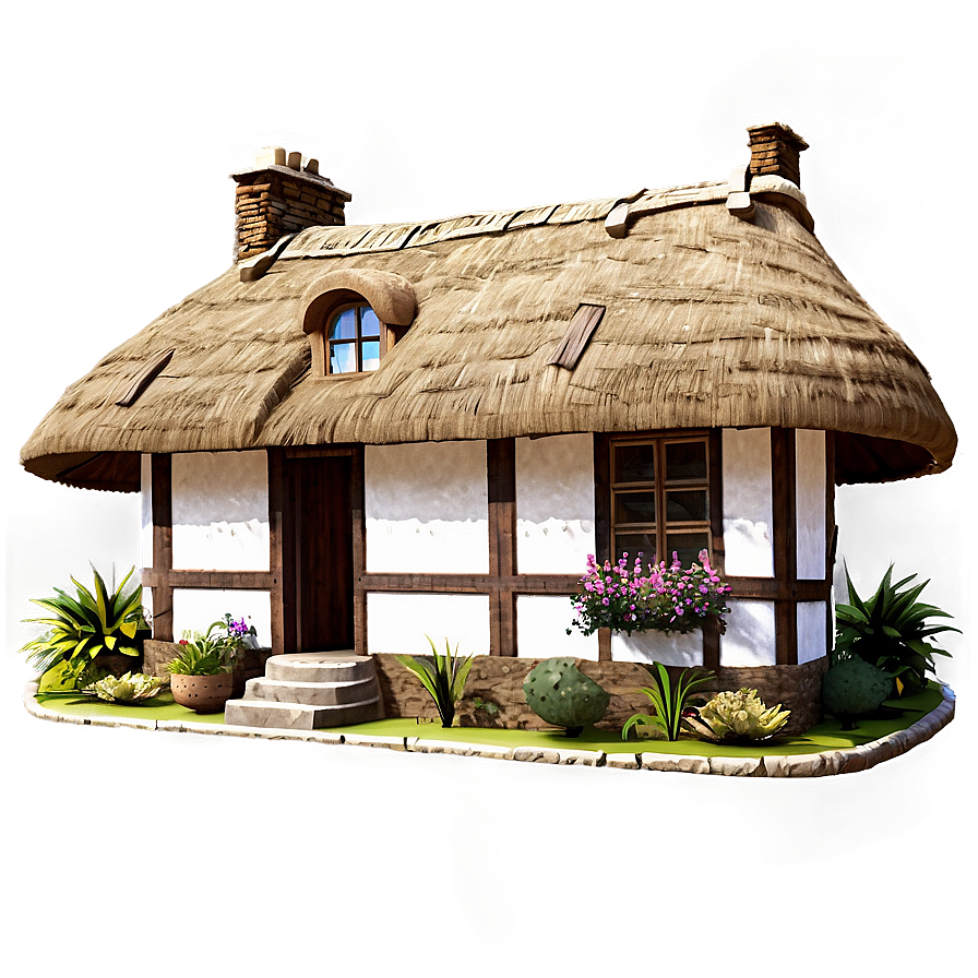 Thatched Roof Cottage Png Yfe16