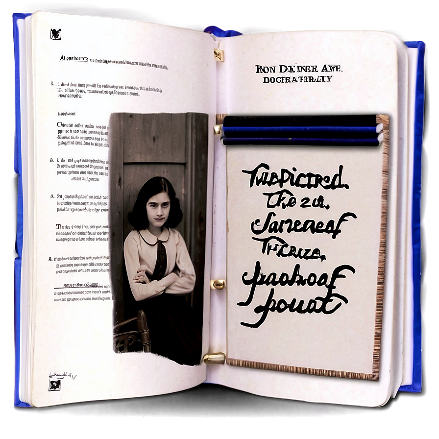 The Diary Of Anne Frank Book Cover Png 27