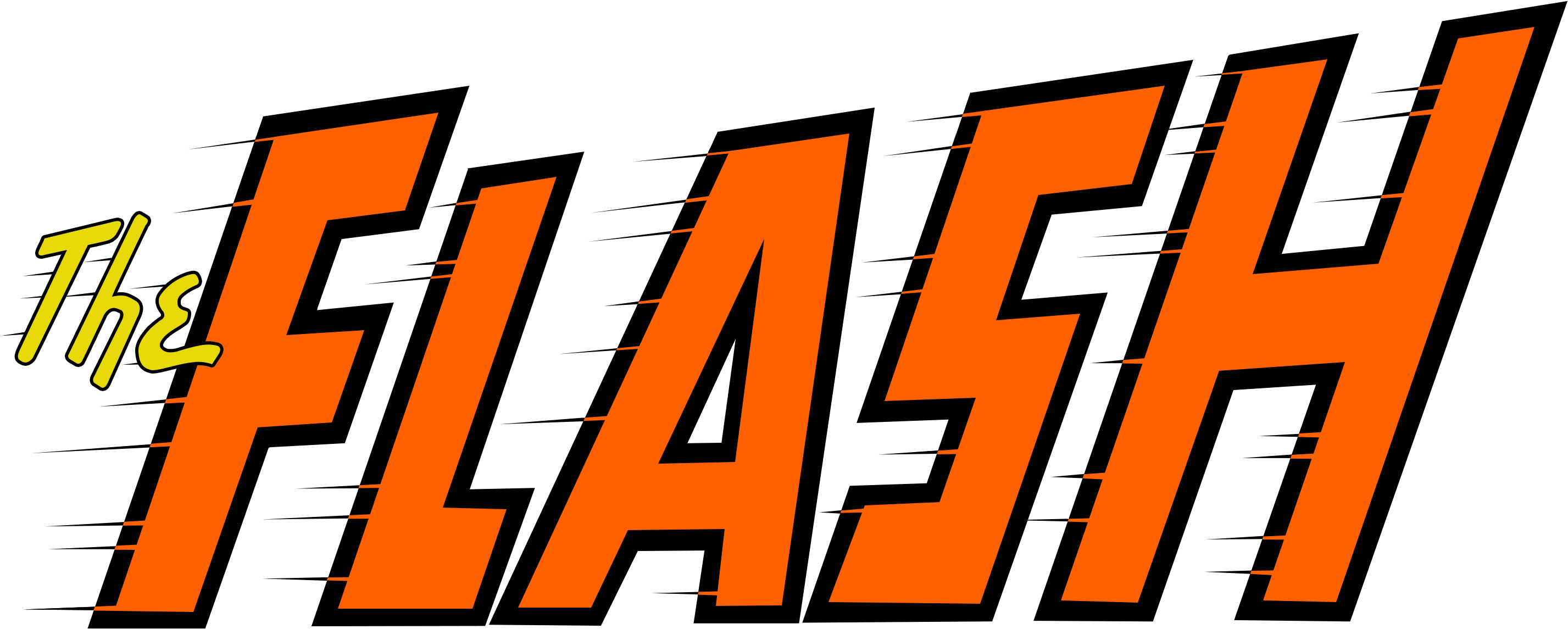 The_ Flash_ Logo_ Orange_and_ Yellow