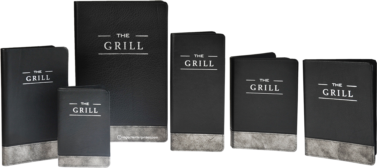 The Grill Restaurant Menu Covers