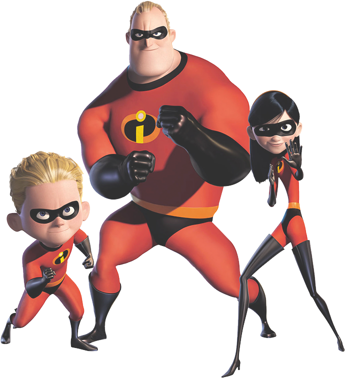 The Incredibles Family Hero Pose