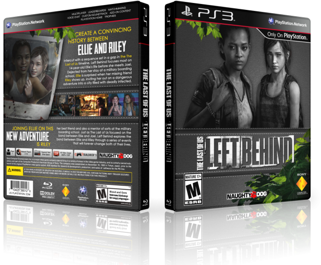 The Lastof Us Left Behind P S3 Game Cover