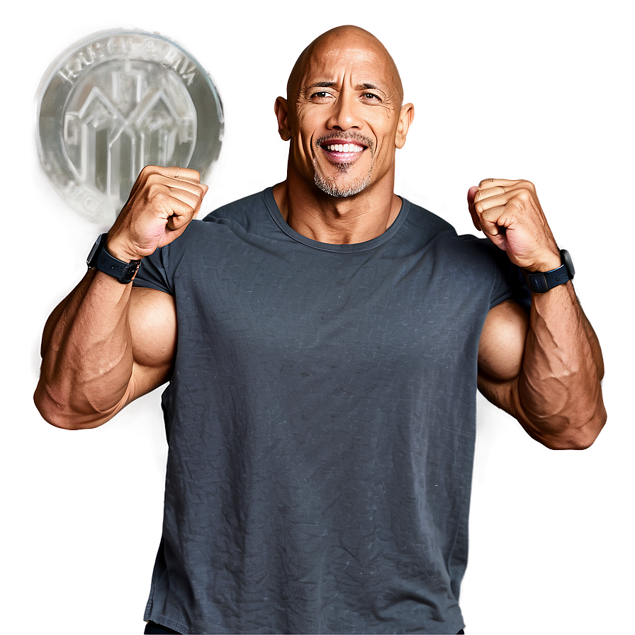 The Rock In Casual Wear Png 05232024