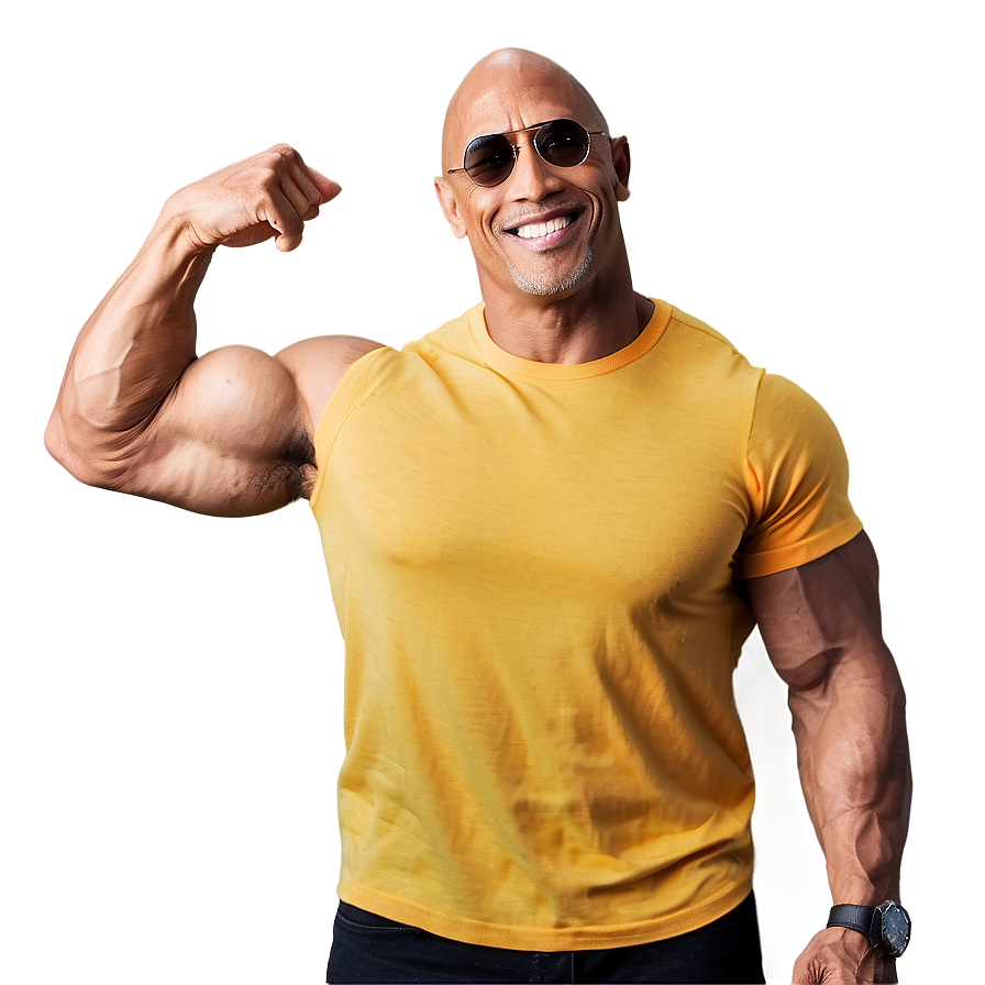 The Rock In Casual Wear Png Ajo49