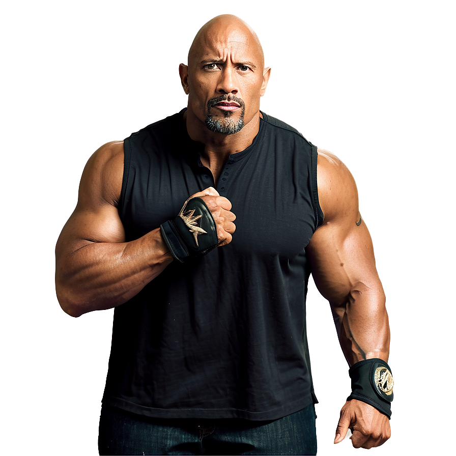 The Rock Wwe Champion Png Gwd28