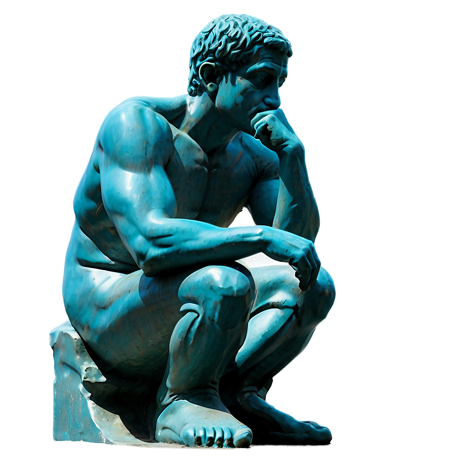 The Thinker In Academic Context Png 52