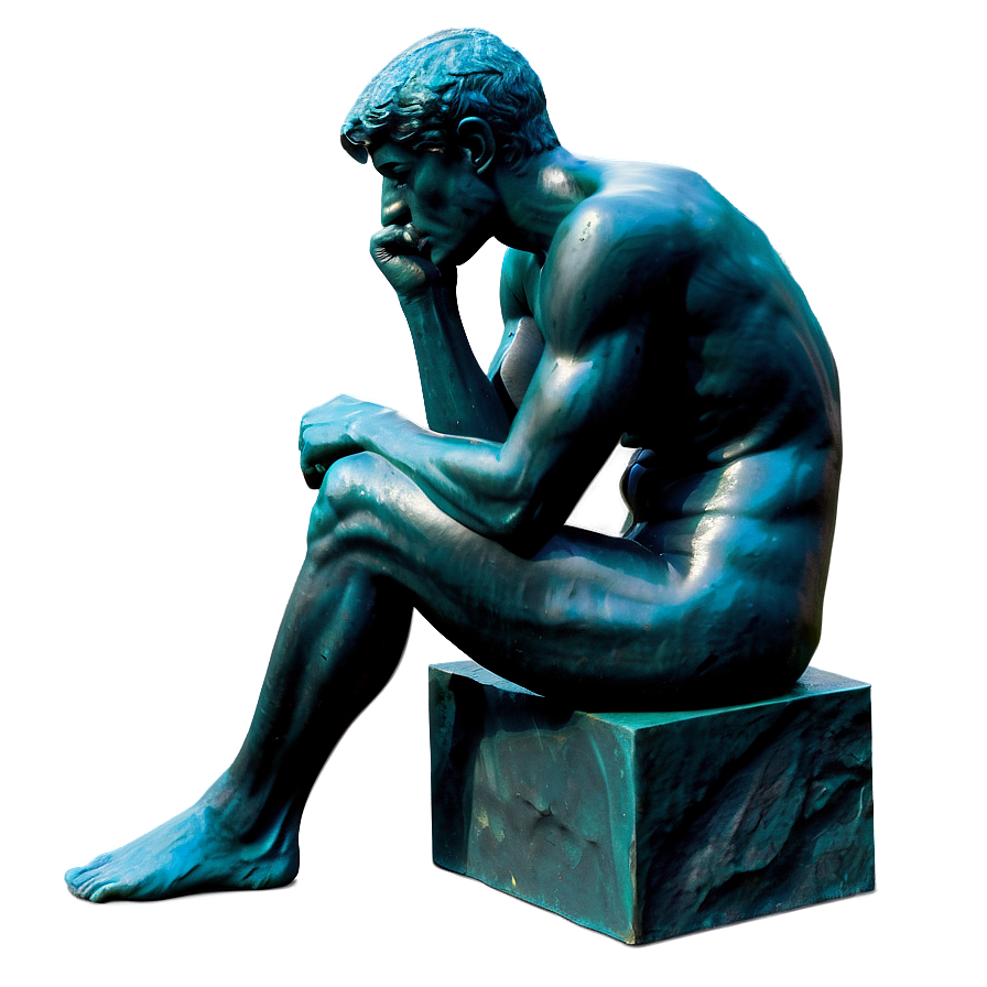 The Thinker In Art History Png 06132024