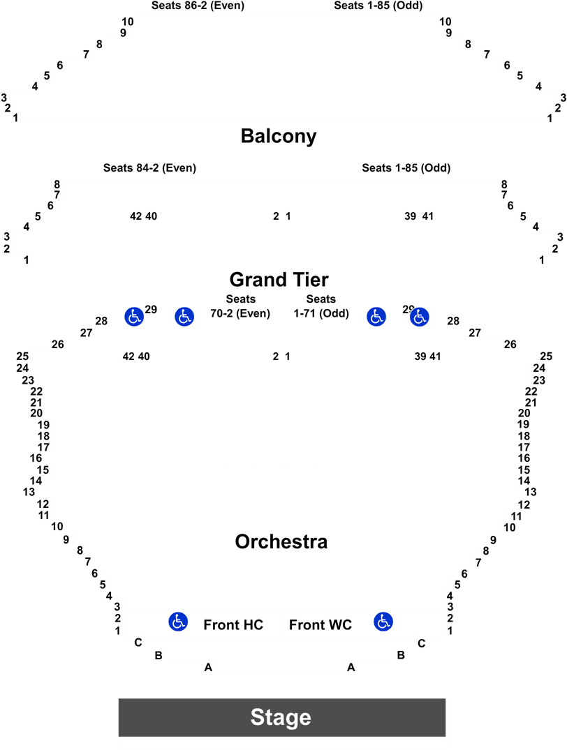 Theater Seating Chart Layout