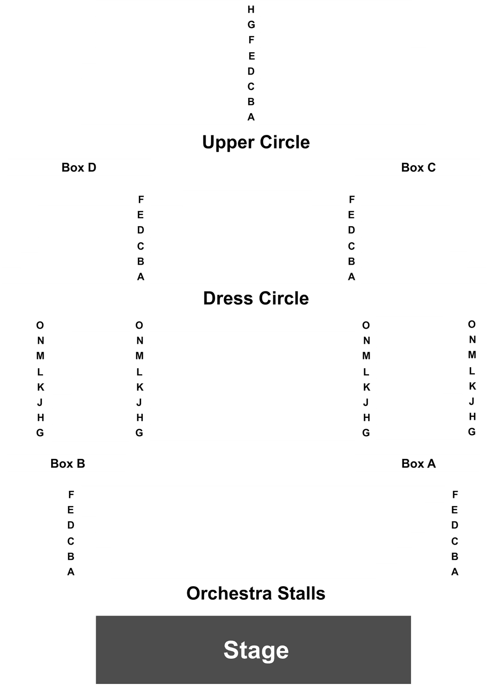 Theater Seating Plan Outline