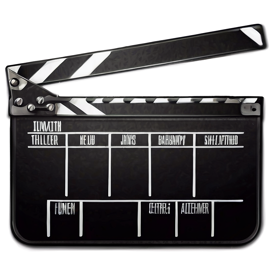 Theatre Clapperboard Icon Png 06242024