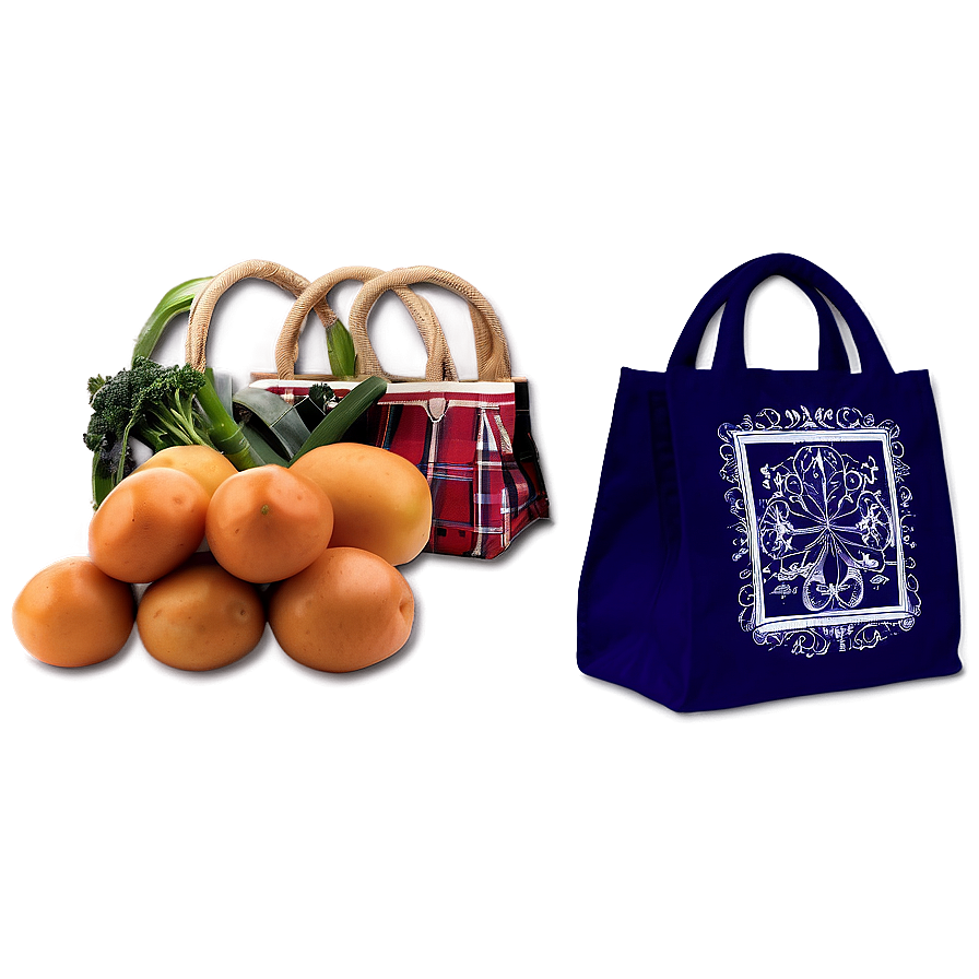 Themed Grocery Bag Png Xbg52