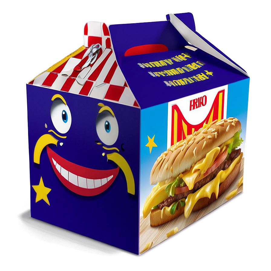 Themed Happy Meal Box Design Png 63