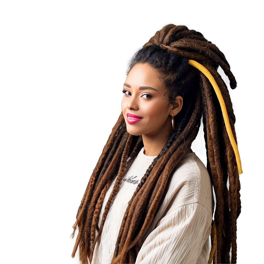 Thick Dreadlocks Hairstyles Png 06252024