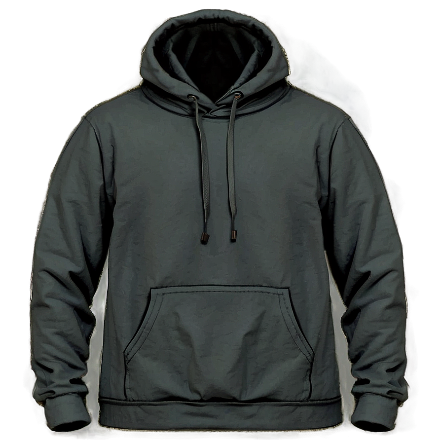 Thick Fabric Black Hoodie Png Ahb