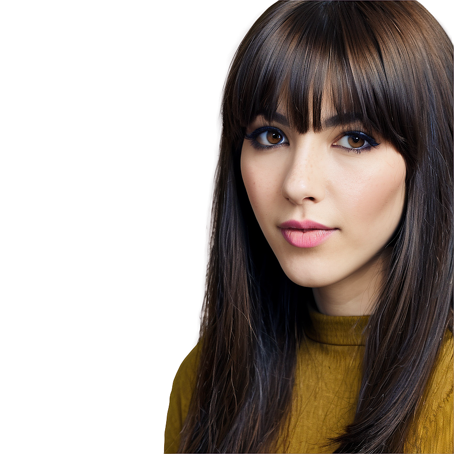 Thick Hair With Bangs Png Uuj