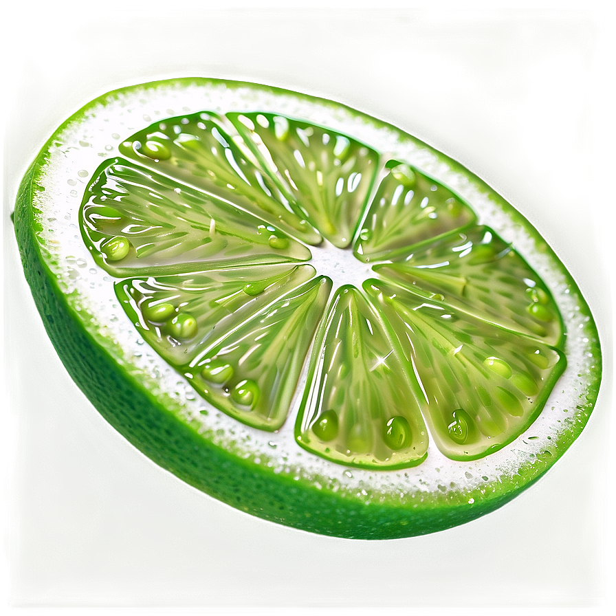 Thick Lime Slice Png Fan