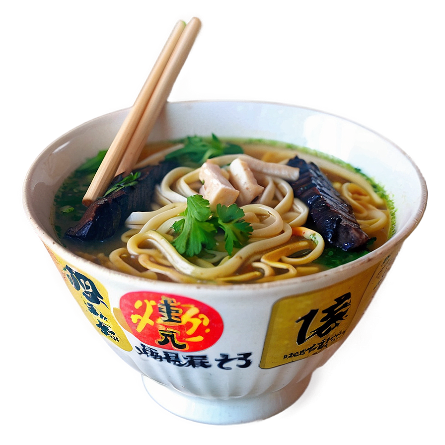 Thick Noodle Ramen Bowl Png 57